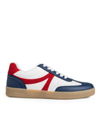 Tenis Casual Multicolor Tiras Rojas 7769