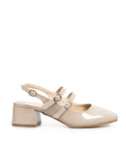 Gloss Slingback - Zapatilla Nude Doble Tira 37701