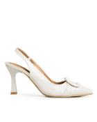 Zapatilla Slingback Latte Hebilla 98029