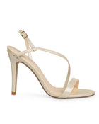 Strappy Queen – Sandalia Strips Slingback Oro 218204
