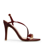 Strappy Queen – Sandalia Strips Slingback Vino 218204