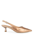 Zapatilla Oro Rosado Slingback Estoperoles 3484265