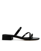 Sandalia Negra Tres Tiras 359-4306