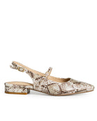 Balerina Beige Víbora Doble Hebilla 408005