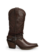 Bota Vaquera Café Hebilla 20021